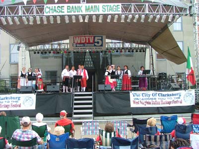 Scene from the West Virginia Italian Heritage Festival